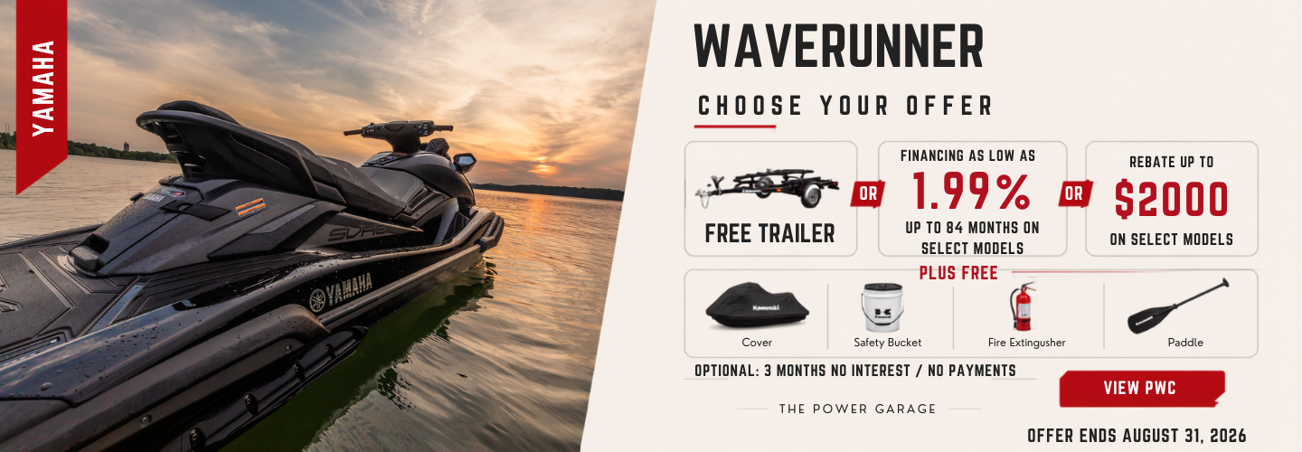 Yamaha WaveRunner - Choose Your Offer